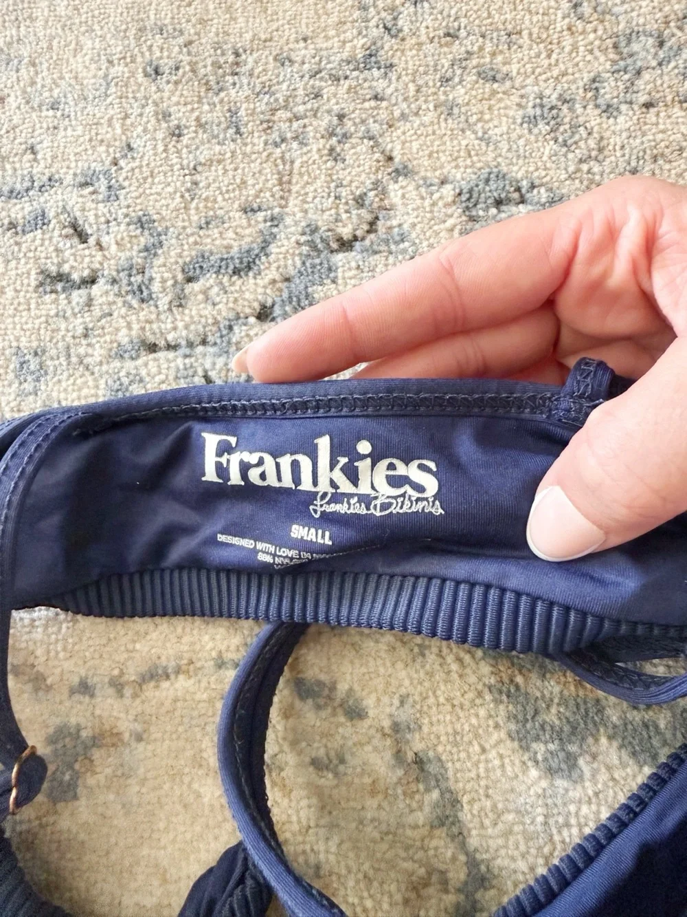 Frankies Bikinis Greer Top Sz S
